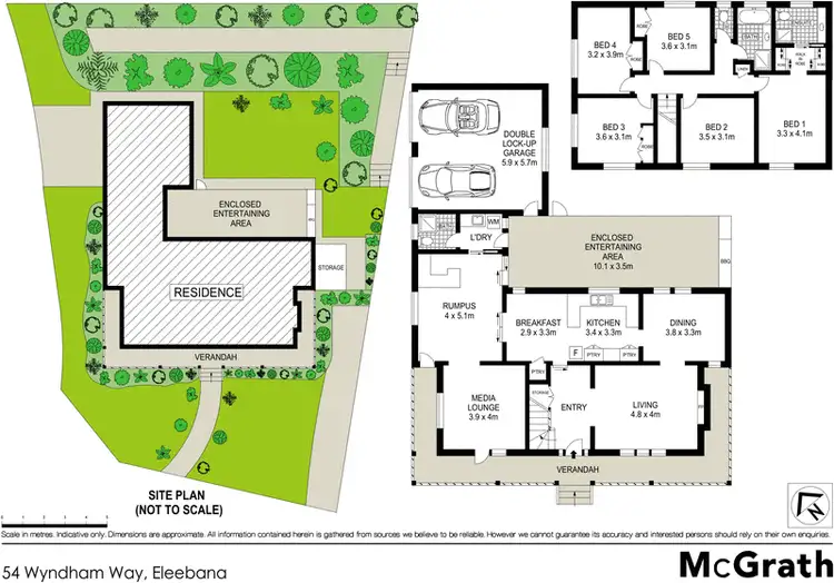 Floorplan of Homely house listing, 54 Wyndham Way, Eleebana NSW 2282