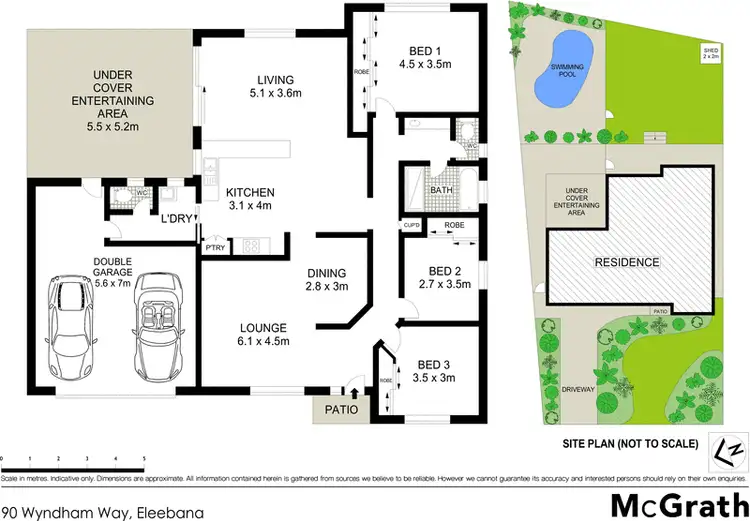 Floorplan of Homely house listing, 90 Wyndham Way, Eleebana NSW 2282
