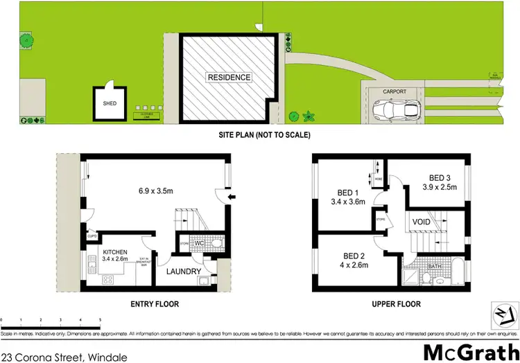 Floorplan of Homely townhouse listing, 23 Corona Street, Windale NSW 2306