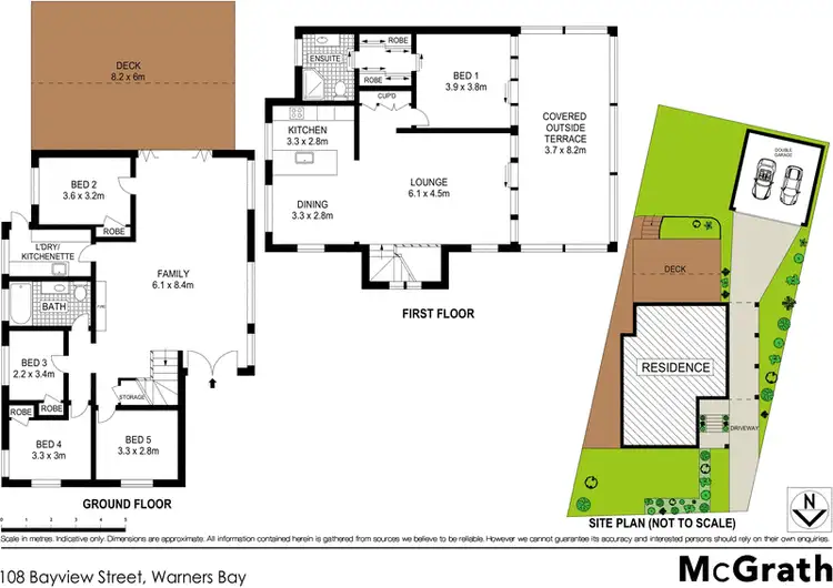 Floorplan of Homely house listing, 108 Bayview Street, Warners Bay NSW 2282