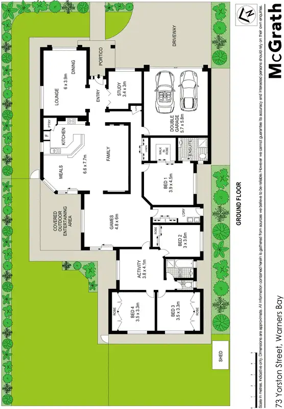 Floorplan of Homely house listing, 73 Yorston Street, Warners Bay NSW 2282