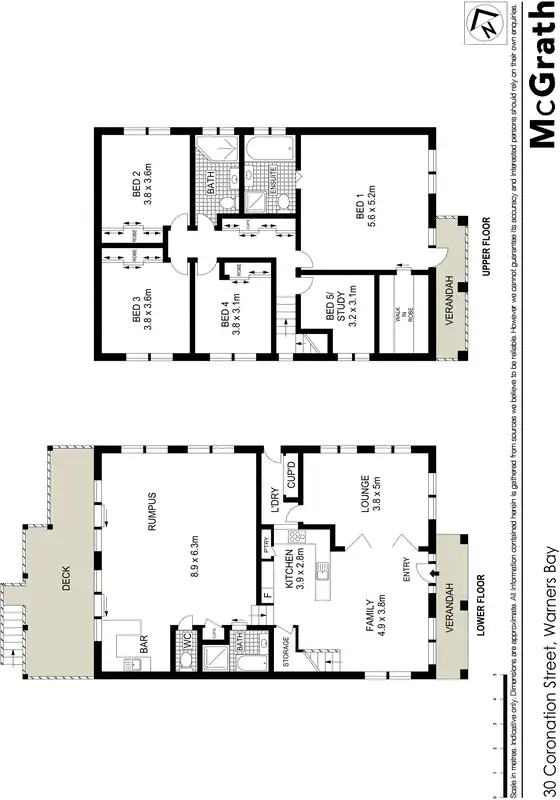 Floorplan of Homely house listing, 30 Coronation Street, Warners Bay NSW 2282
