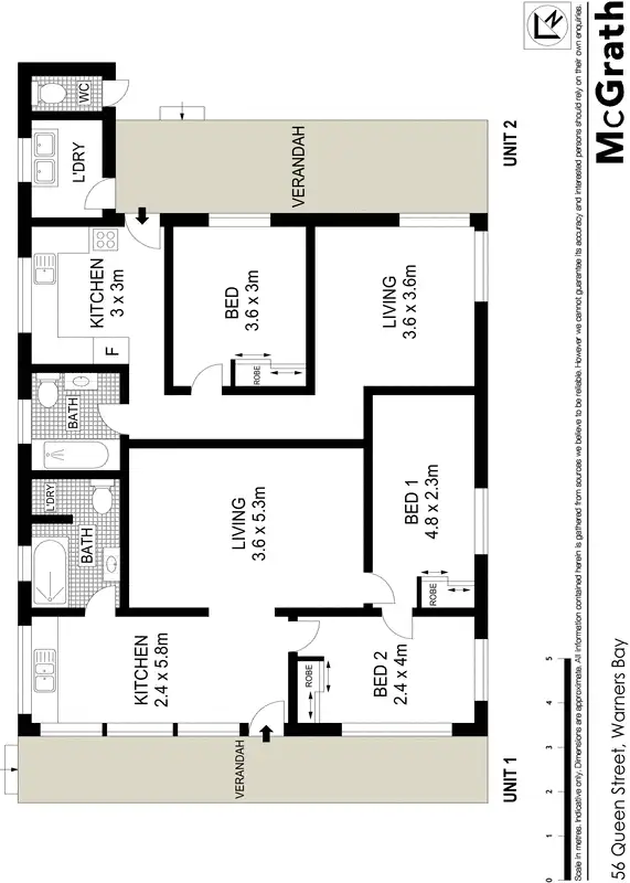 Floorplan of Homely house listing, 56 Queen Street, Warners Bay NSW 2282