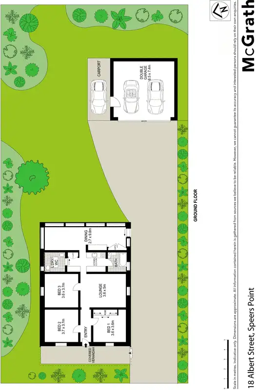 Floorplan of Homely house listing, 18 Albert Street, Speers Point NSW 2284
