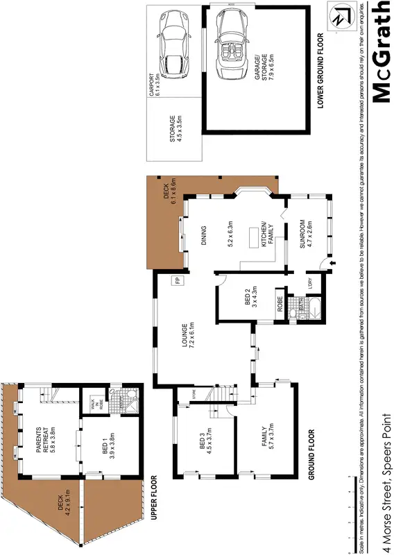 Floorplan of Homely house listing, 4 Morse Street, Speers Point NSW 2284