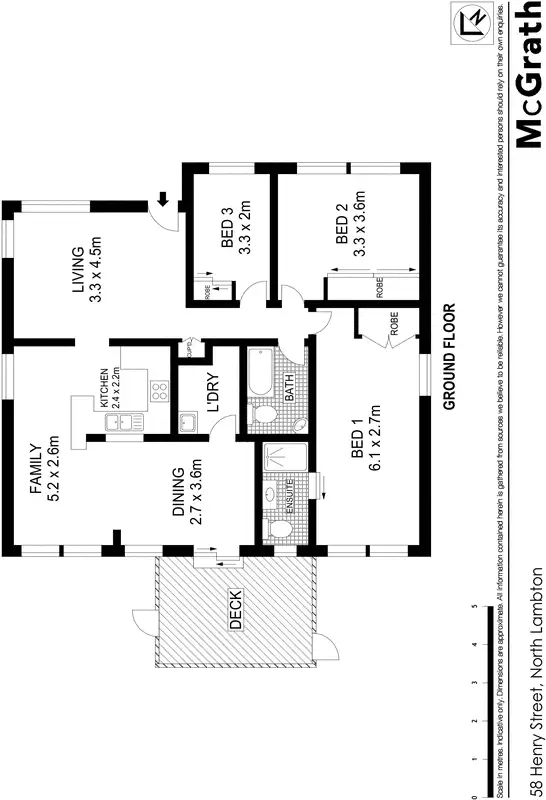 Floorplan of Homely house listing, 58 Henry Street, North Lambton NSW 2299