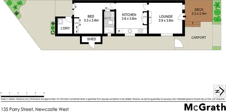 Floorplan of Homely house listing, 135 Parry Street, Newcastle West NSW 2302