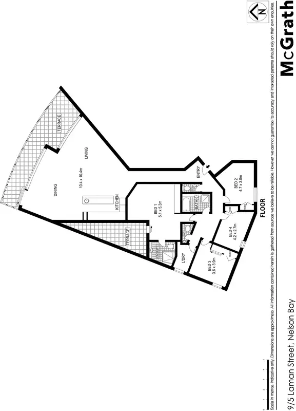 Floorplan of Homely apartment listing, 9/5 Laman Street, Nelson Bay NSW 2315