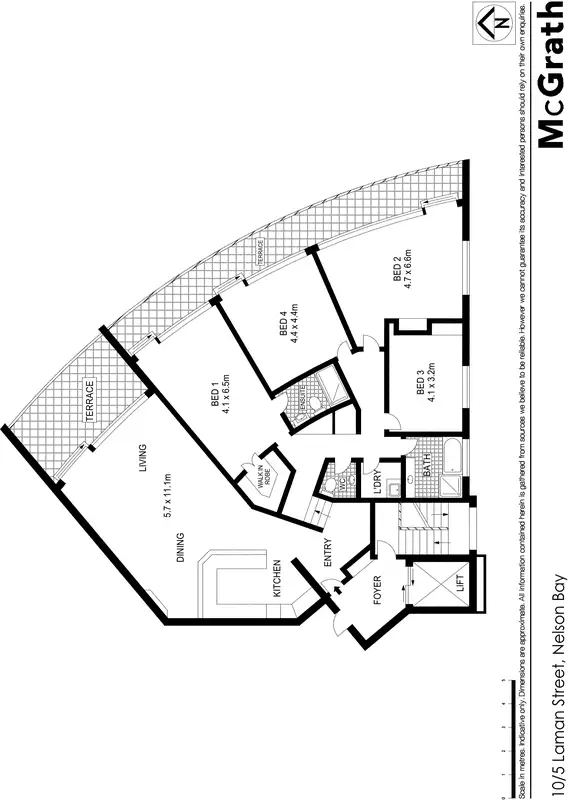 Floorplan of Homely apartment listing, 10/5 Laman Street, Nelson Bay NSW 2315