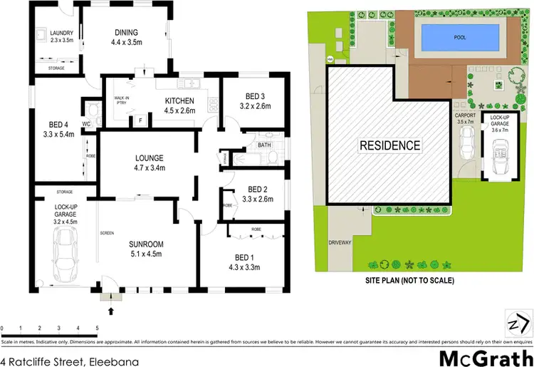 Floorplan of Homely house listing, 4 Ratcliffe Street, Eleebana NSW 2282