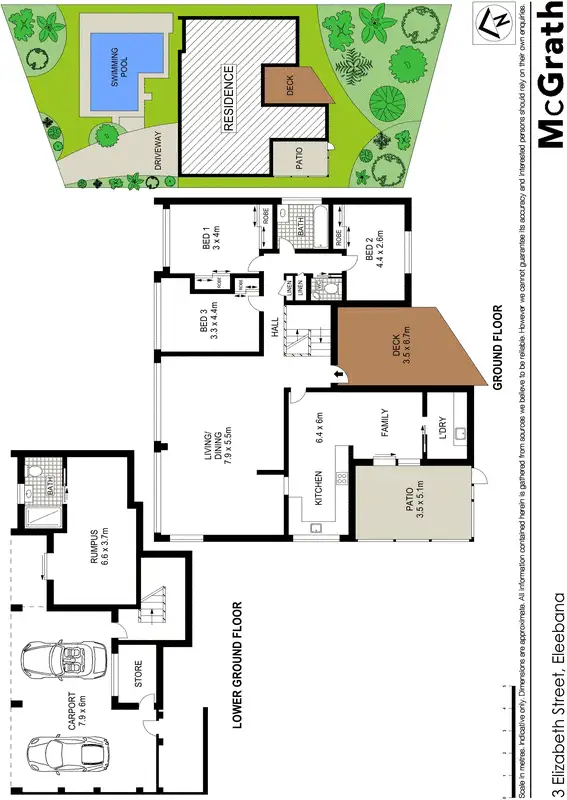 Floorplan of Homely house listing, 3 Elizabeth Street, Eleebana NSW 2282