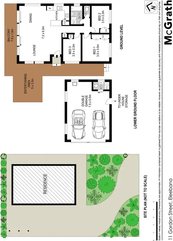 Floorplan of Homely house listing, 11 Gordon Street, Eleebana NSW 2282
