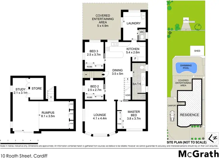 Floorplan of Homely house listing, 10 Roath Street, Cardiff NSW 2285
