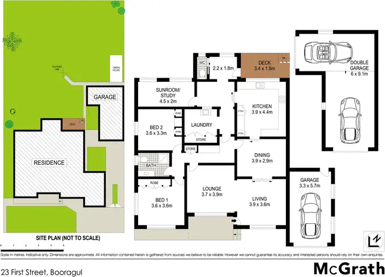 Floorplan of Homely house listing, 23 First Street, Booragul NSW 2284