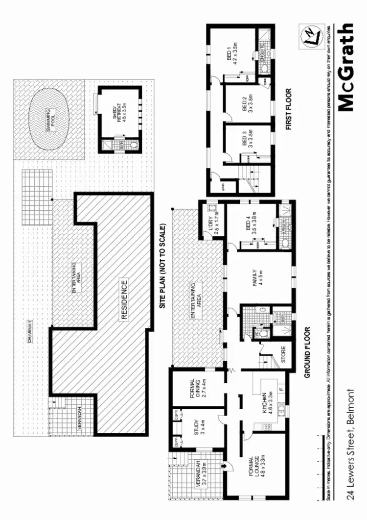 Floorplan of Homely house listing, 24 Lewers Street, Belmont NSW 2280