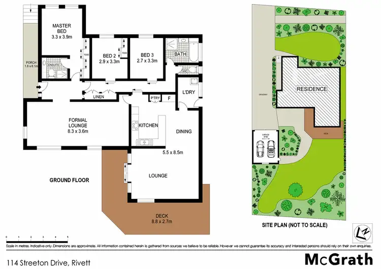 Floorplan of Homely house listing, 114 Streeton Drive, Rivett ACT 2611