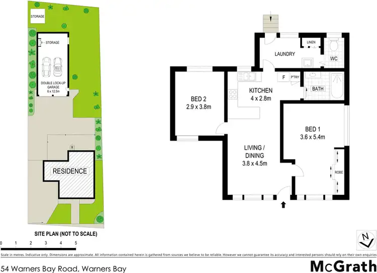 Floorplan of Homely house listing, 54 Warners Bay Road, Warners Bay NSW 2282
