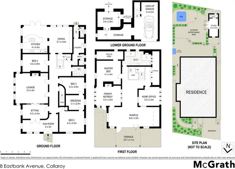 Floorplan of Homely house listing, 8 Eastbank Avenue, Collaroy NSW 2097