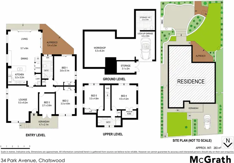Floorplan of Homely house listing, 34 Park Avenue, Chatswood NSW 2067