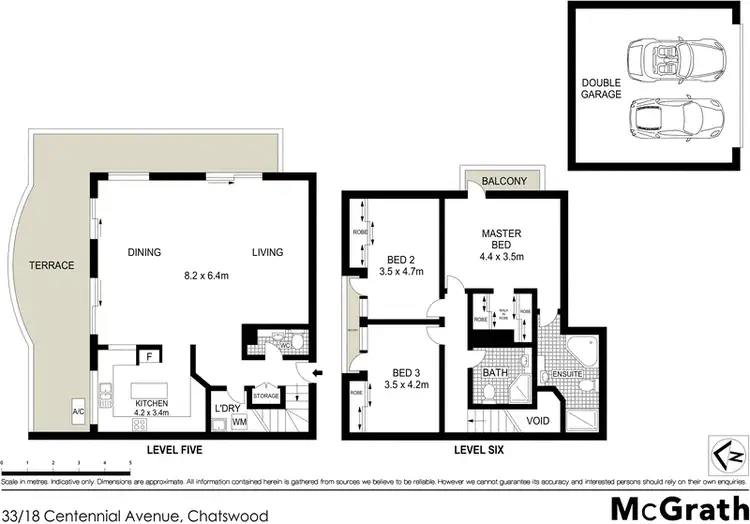 Floorplan of Homely apartment listing, 33/18 Centennial Avenue, Chatswood NSW 2067