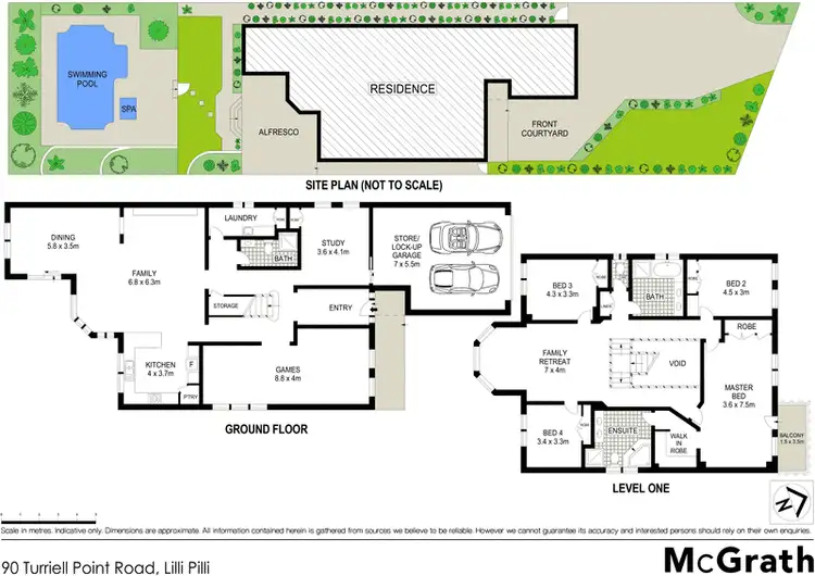 Floorplan of Homely house listing, 90 Turriell Point Road, Lilli Pilli NSW 2229