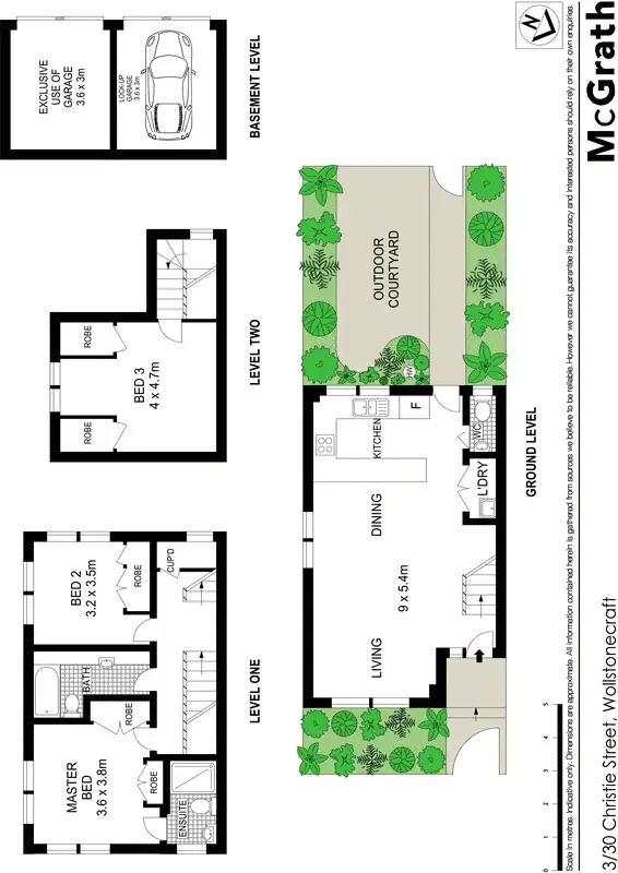 Floorplan of Homely apartment listing, 3/30 Christie Street, Wollstonecraft NSW 2065