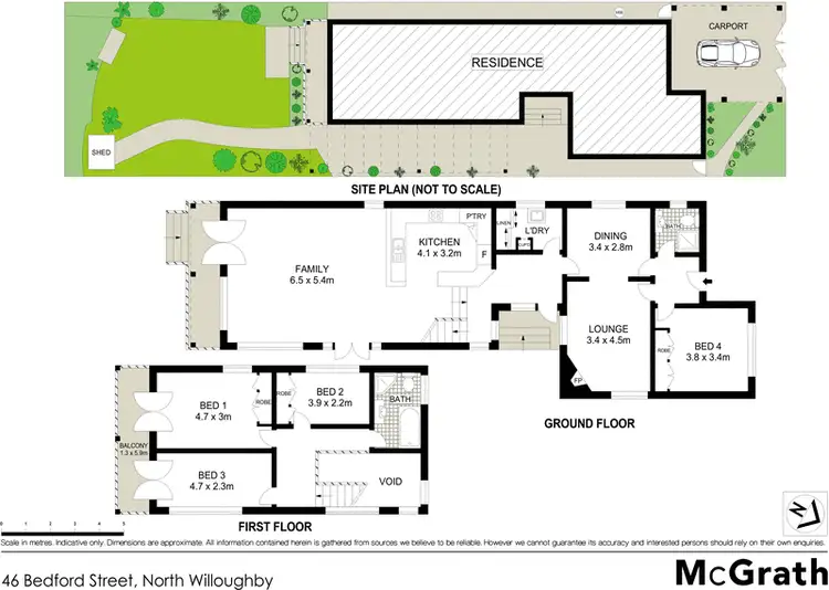 Floorplan of Homely house listing, 46 Bedford Street, Willoughby NSW 2068
