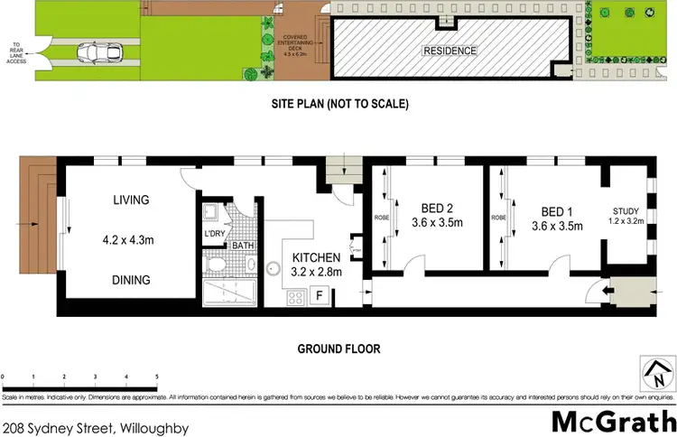 Floorplan of Homely house listing, 208 Sydney Street, Willoughby NSW 2068