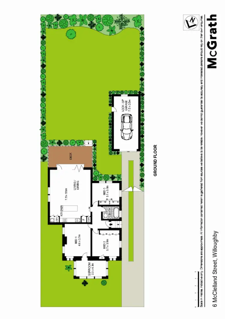 Floorplan of Homely house listing, 6 McClelland Street, Willoughby NSW 2068