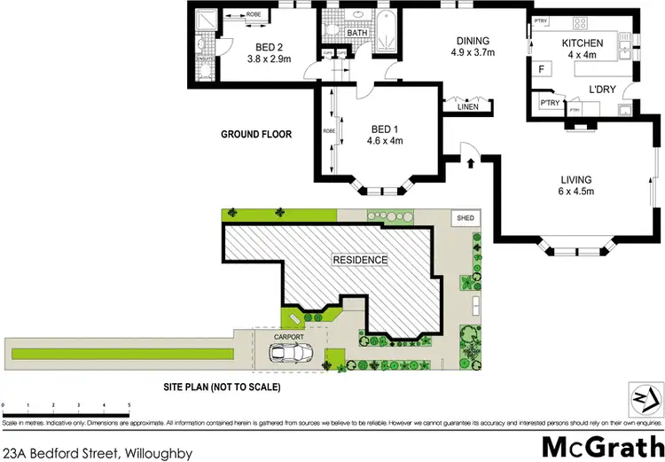 Floorplan of Homely house listing, 23A Bedford Street, Willoughby NSW 2068