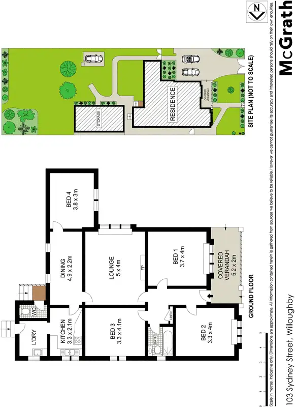 Floorplan of Homely house listing, 103 Sydney Street, Willoughby NSW 2068