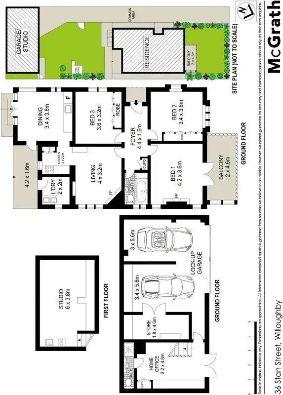 Floorplan of Homely house listing, 36 Stan Street, Willoughby NSW 2068