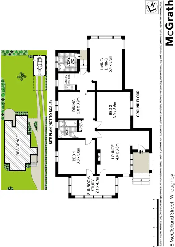 Floorplan of Homely house listing, 8 McClelland Street, Willoughby NSW 2068
