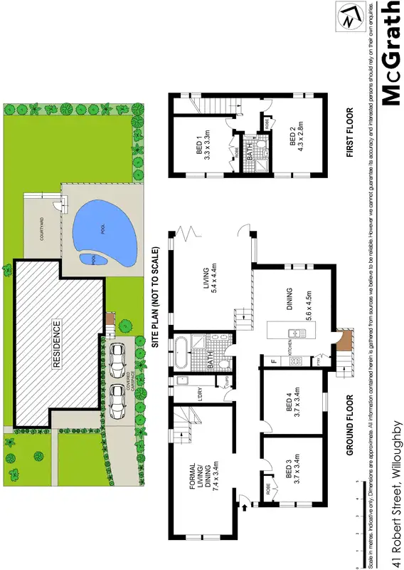 Floorplan of Homely house listing, 41 Robert Street, Willoughby NSW 2068