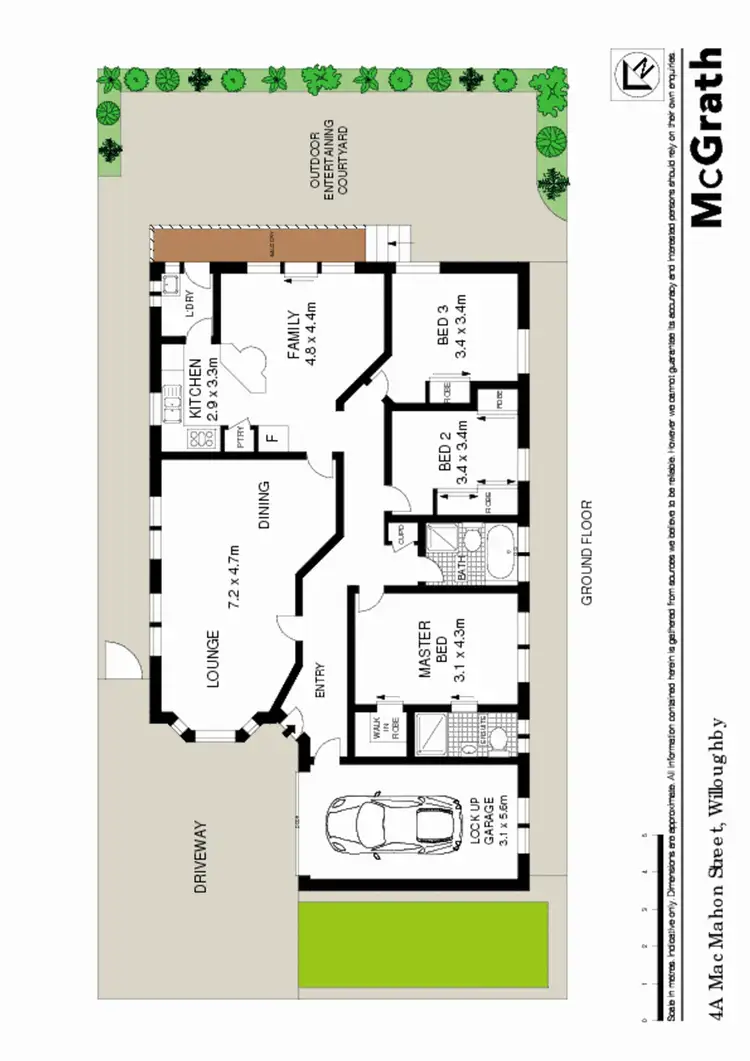 Floorplan of Homely house listing, 4A MacMahon Street, Willoughby NSW 2068