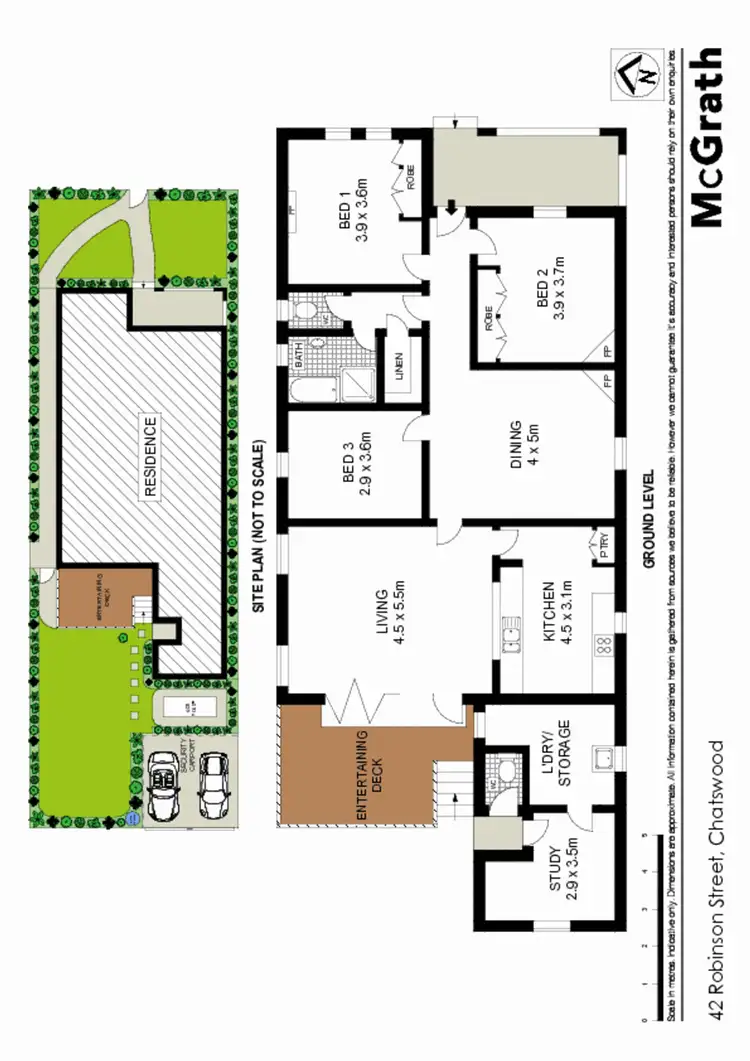 Floorplan of Homely house listing, 42 Robinson Street, Chatswood NSW 2067