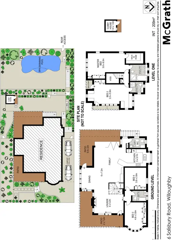 Floorplan of Homely house listing, 6 Salisbury Road, Willoughby NSW 2068