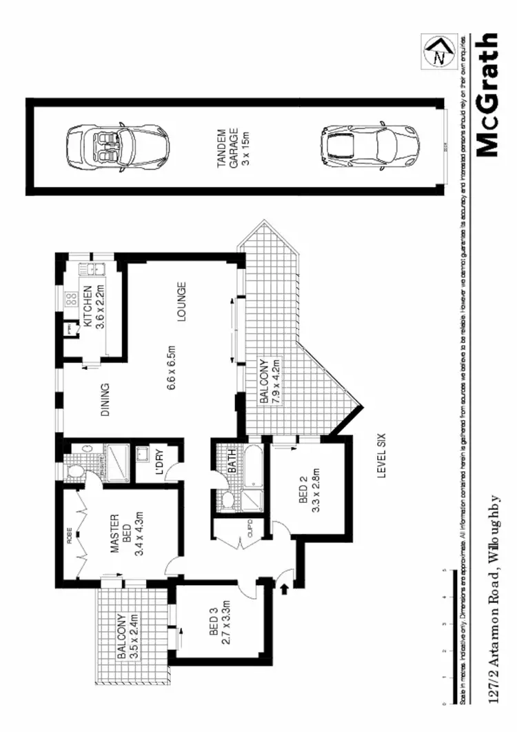 Floorplan of Homely apartment listing, 127/2 Artarmon Road, Willoughby NSW 2068