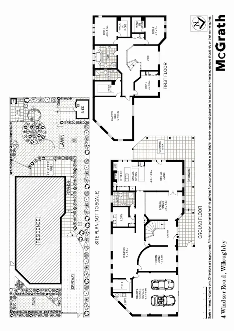 Floorplan of Homely house listing, 4 Windsor Road, Willoughby NSW 2068