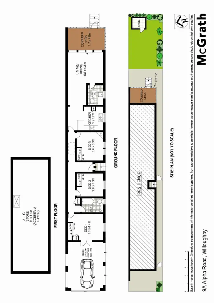 Floorplan of Homely house listing, 9A Alpha Road, Willoughby NSW 2068
