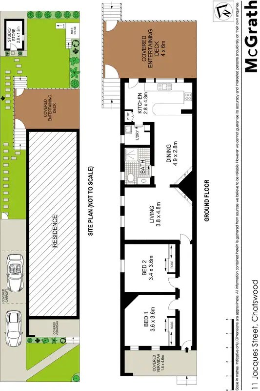 Floorplan of Homely house listing, 11 Jacques Street, Chatswood NSW 2067
