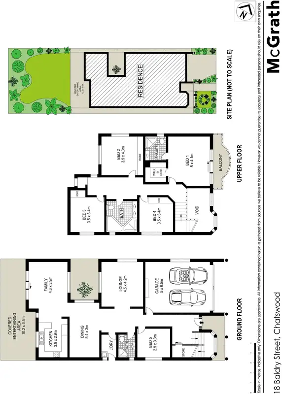Floorplan of Homely house listing, 18 Baldry Street, Chatswood NSW 2067