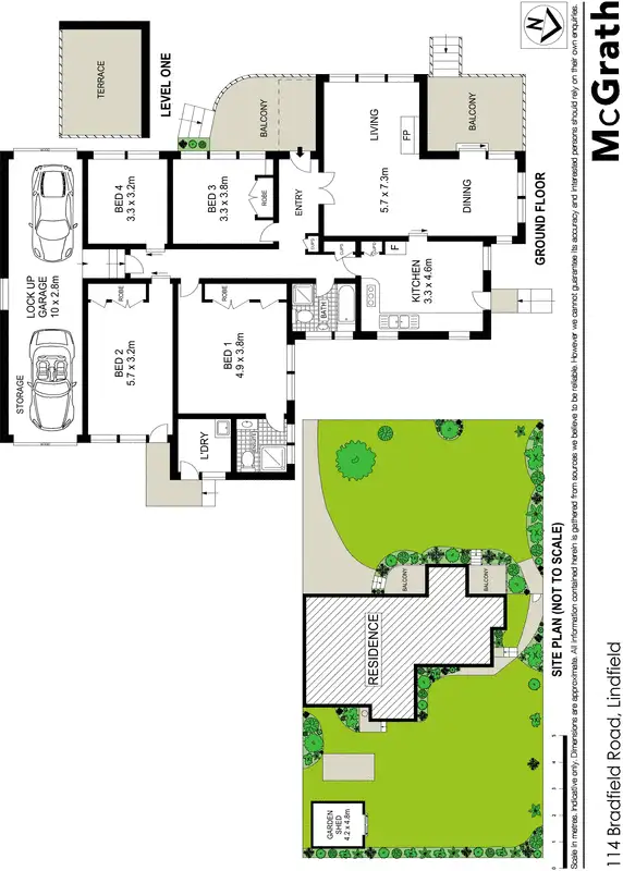 Floorplan of Homely house listing, 114 Bradfield Road, Lindfield NSW 2070