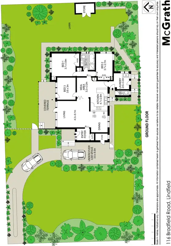 Floorplan of Homely house listing, 116 Bradfield Road, Lindfield NSW 2070