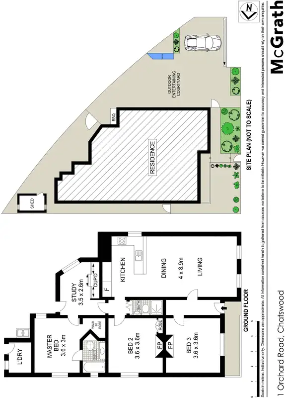 Floorplan of Homely house listing, 1 Orchard Road, Chatswood NSW 2067