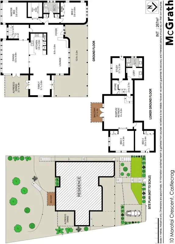 Floorplan of Homely house listing, 10 Morotai Crescent, Castlecrag NSW 2068