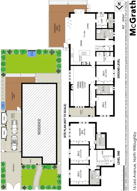 Floorplan of Homely house listing, 16 Lea Avenue, Willoughby NSW 2068
