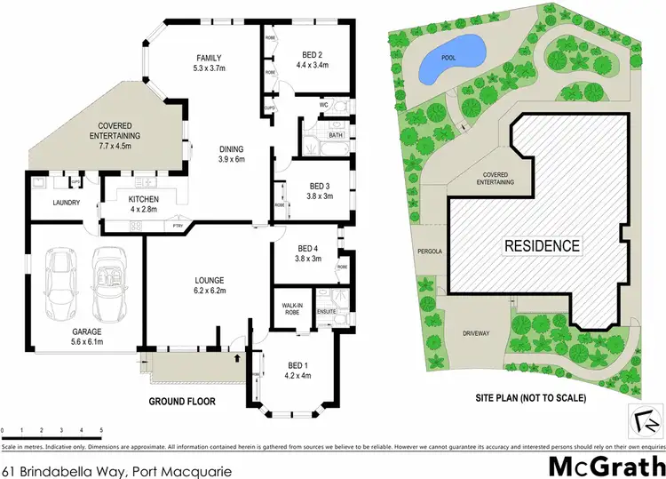 Floorplan of Homely house listing, 61 Brindabella Way, Port Macquarie NSW 2444