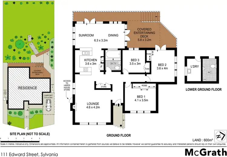 Floorplan of Homely house listing, 111 Edward Street, Sylvania NSW 2224