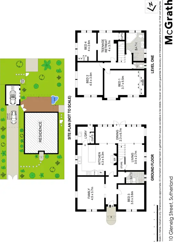 Floorplan of Homely house listing, 10 Glenelg Street, Sutherland NSW 2232